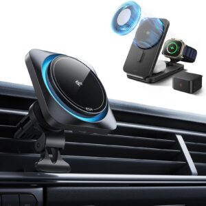 15W CryoBoost Car Charger and 25W Foldable 3-in-1 Charger Bundle - EU Plug–Black