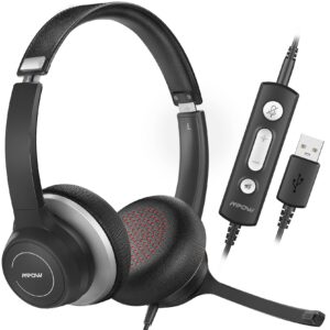 Mpow HC6 Pro USB Headset with Microphones