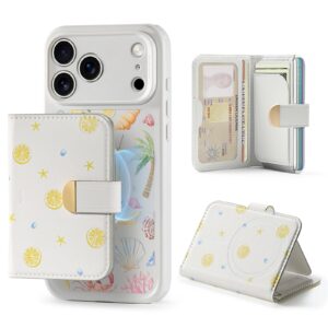 Aura Clutch Magnetic Wallet - Coastal Summer