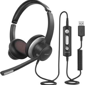 Mpow HC6 Headset with Noise Reduction Microphone