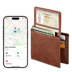 Geo Wallet with Find My - Aged Leather