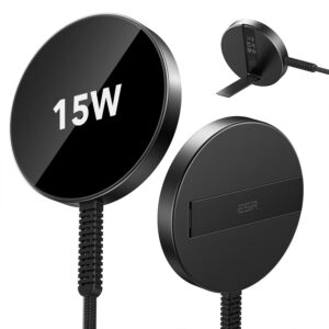Magnetic Charging Pad (15W, Kickstand) - Black